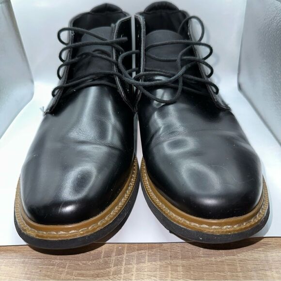 Eastland Shoes Mens 13 Black Landon Chukka Lace-Up Almond Toe Boots - Picture 4 of 12